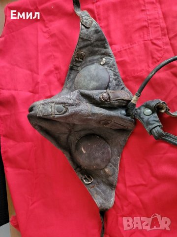 Пилотски кожен шлемофон ВСВ СССР , снимка 2 - Колекции - 39485925