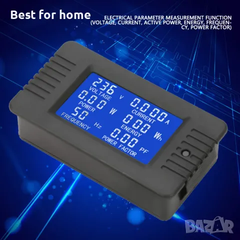 Дисплей за измерване на  ток, напрежение, ампераж,мощност PZEM-022, снимка 3 - Други инструменти - 49649596