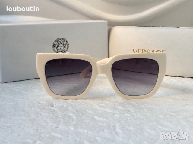 Versace Дамски слънчеви очила котка с лого, снимка 3 - Слънчеви и диоптрични очила - 39070784