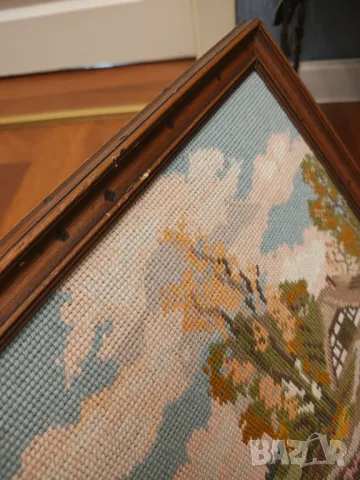 Лот гоблени масивни дървени рамки, снимка 7 - Гоблени - 48325483