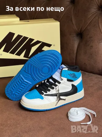 Дамски кецове Nike Jordan - Налични различни цветове Код D1133, снимка 4 - Кецове - 47599954