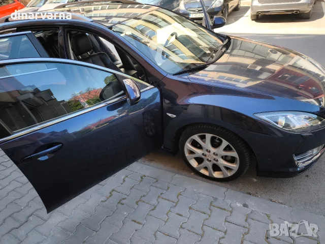 Мазда 6, тъмно син металик, снимка 10 - Автомобили и джипове - 56232100