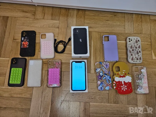 Продавам iPhone 11, 64GB, фабрично отключен към всички оператори. Телефонът работи отлично, снимка 18 - Apple iPhone - 55958123