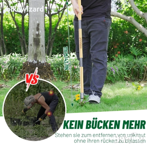 Ormalla Инструмент за премахване на плевели 1.1М дръжка НОВО, снимка 3 - Градински инструменти - 51490086