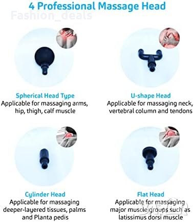 Нов Дълбокотъканен ръчен мини пистолет за масаж 6 скорости, снимка 3 - Масажори - 42490968