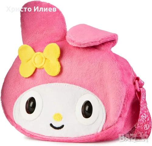 PURSE PETS Чанта HELLO KITTY зайче Розова интерактивна чанта Мигаща функция Над 30 звука