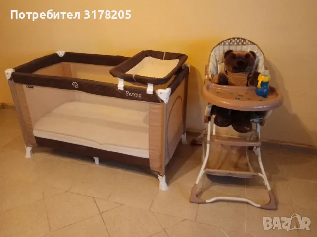 Бебешко, креватче и столче.