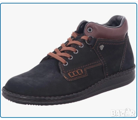 FINN COMFORT LINZ Унисекс боти черен набук и  зърнеста кожа  номер 40 , снимка 3 - Други - 53078905