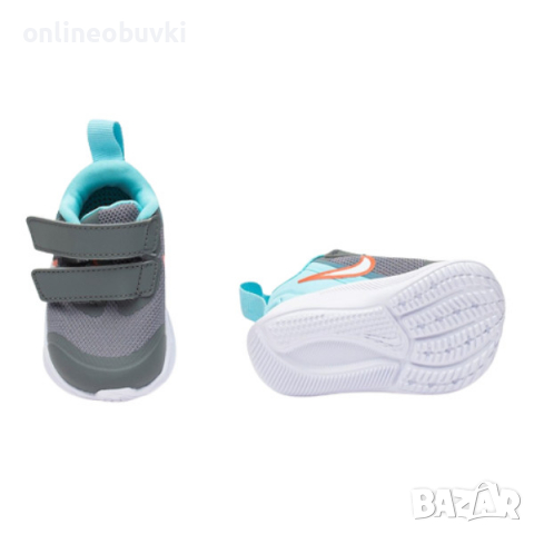 НАМАЛЕНИЕ!!! Бебешки спортни обувки Nike Star Runner 3 TDV Сиво / синьо, снимка 5 - Бебешки обувки - 36151815