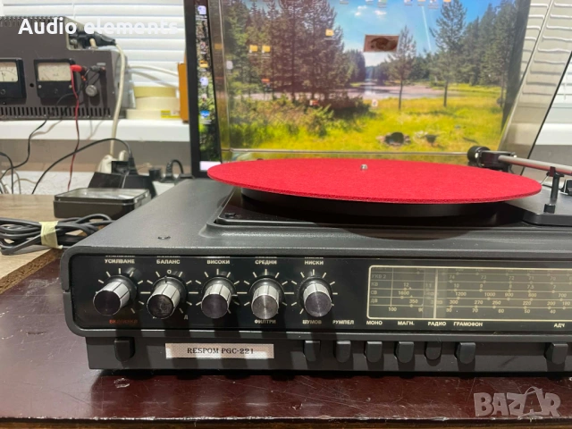 Респром РГС 221 радио,усилвател,грамофон, снимка 2 - Грамофони - 53432234