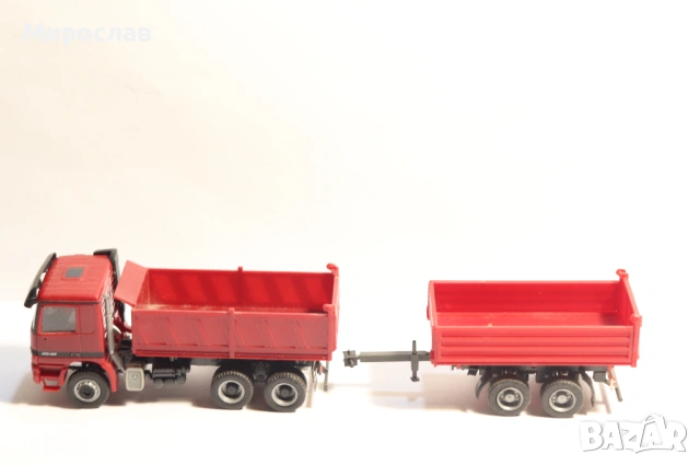 HERPA H0 1/87 MERCEDES ACTROS САМОСВАЛ ГОНДОЛА КАМИОН, снимка 2 - Колекции - 53135080