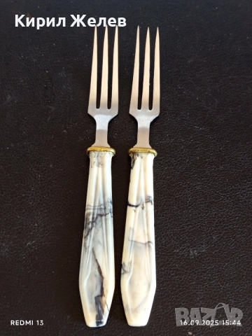 Две ретро вилички за десерт СССР Тбилиси за КОЛЕКЦИЯ 50640