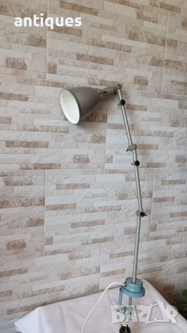 Индустриална лампа от струг с чупещи рамена - Българска - Чисто нова -  №51, снимка 8 - Антикварни и старинни предмети - 41312570