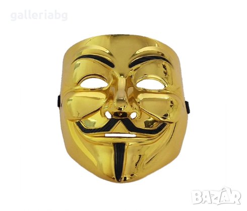 Златна маска V for Vendetta Gold, снимка 2 - Други - 44297705