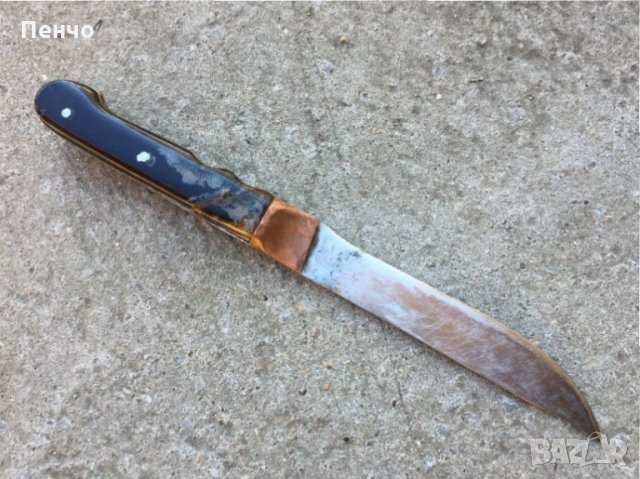 стар български нож, снимка 5 - Ножове - 35844544