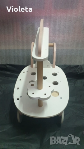 Дървена количка и магазин за сладолед от Polar B, снимка 6 - Играчки за стая - 51543214