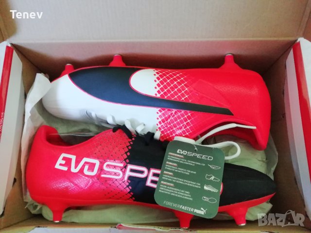 Puma evoSpeed 4.5 SG Нови Оригинални Футболни Бутонки Калеври Обувки Пума 44 размер , снимка 2 - Футбол - 41528888