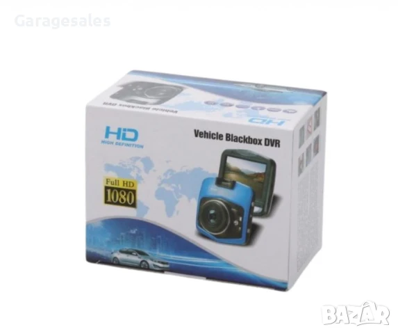 DVR камера за кола с 2.4 инчов екран, Full HD резолюция и 360 градуса въртене