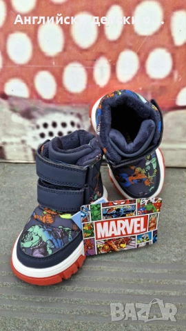 Английски детски апрески Marvel, снимка 2 - Детски боти и ботуши - 51991424