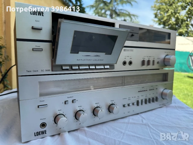 LOEWE VINTAGE КОМПЛЕКТ - УСИЛВАТЕЛ, ТУНЕР, КАСЕТОФОН, снимка 1
