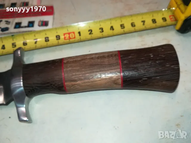 СТАЛЬ 65Х13-КРИВ НОЖ С ЯКА ДРЪЖКА 1303251118, снимка 5 - Ножове - 49476310