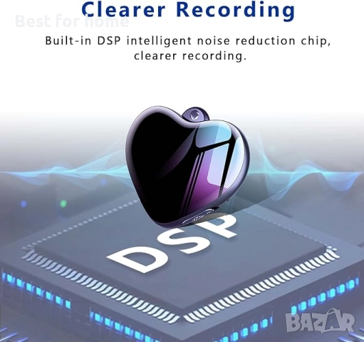 Мини, цифров гласово активиран рекордер  колие/ ключодържател, снимка 2 - Други - 51837047