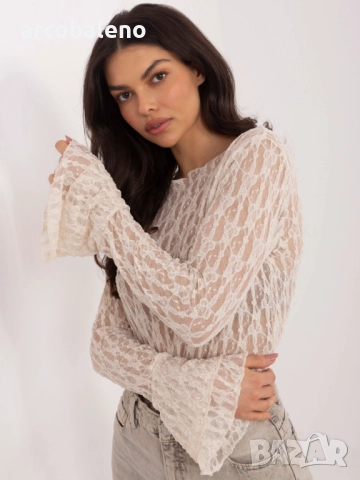 Дамска блуза с разкроени ръкави, 4цвята , снимка 15 - Блузи с дълъг ръкав и пуловери - 52856360