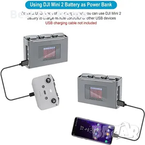 Комплект батерии и зарядно за DJI Mini 2/SE/4K, снимка 8 - Дронове и аксесоари - 49877236