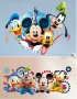 2 вида Мики Маус Гуфи Плуто Доналд самозалепващ стикер лепенка за стена и мебел, снимка 1