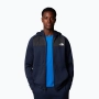 Нов мъжки суитчер The North Face Reaxion Fleece Full Zip Hoodie summit navy dark heather/ grey , снимка 2