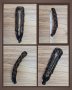 Шнола тип банан плитка коса - тъмно кафява, снимка 1 - Аксесоари за коса - 38946988