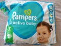 Памперси Pampers active baby , снимка 1 - Пелени, памперси - 42221677