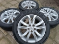 Лети джанти 17ки 5х108 Peugeot + летни гуми 215/55/17 Rotalla, снимка 1
