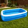 Надуваем градински басейн 262x175x50 см – голям семеен PVC басейн за деца и възрастни, 700 л, снимка 1