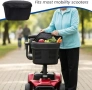 Нова Чанта за кош на електрически скутер/инвалидна количка с цип 13x13, снимка 4