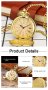 NOUSEG винтидж джобен кварцов часовник с римски цифри+ верижка , снимка 4