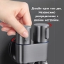 Душ комплект за тоалетна, двойно управление, изход едно в две, ъглов вентил, снимка 5