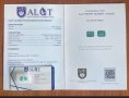 СМАРАГДИ /EMERALD/ 2бр. 💯 % натурални,ALGT Сертификат 1,71 ct., снимка 6