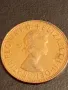 Стара монета 1 пени 1964г. Великобритания Кралица Елизабет втора 41155, снимка 4