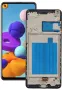 Дисплей, тъч скрийн с рамка за Samsung Galaxy A21s, Екран, A217, A217F, за A21s SM-A217F, снимка 1