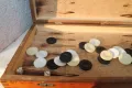 Дървена кутия за шах и табла, снимка 6