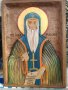 Икона Св. Иван Рилски, дърворезба, снимка 1 - Икони - 44293177