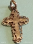 Сребърен филигранен кръст проба 925 с Разпятието на Исус Христос 51125, снимка 9