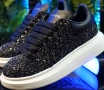 Дамски Сникърси Alexander McQueen - Цвят Черно с Камъчета, снимка 1