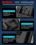 Li-Ion BATERRY FOR BOSCH 18V 5.0mAh BAT609 BAT610G BAT618G BAT619 BAT621 BAT620 , снимка 4