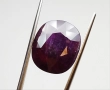 Голям естествен рубин в пурпурно червен цвят 9.83кт.! Сертифициран! Нов!, снимка 2