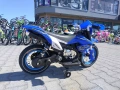 Акумулаторен мотор с помпещи гуми SUPER MOTO син, снимка 11