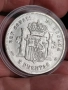5 песети 1885 год, сребро, тегло 25, 00 гр, проба 900/1000, снимка 3