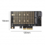 Адаптер PCI Express PCIE to M2 Adapter NVME SATA, снимка 3