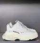 Triple S All-Over Logo White Унисекс👟Мъжки Бели Маратонки👟Дамски Спортни Обувки Код SEM-451, снимка 7